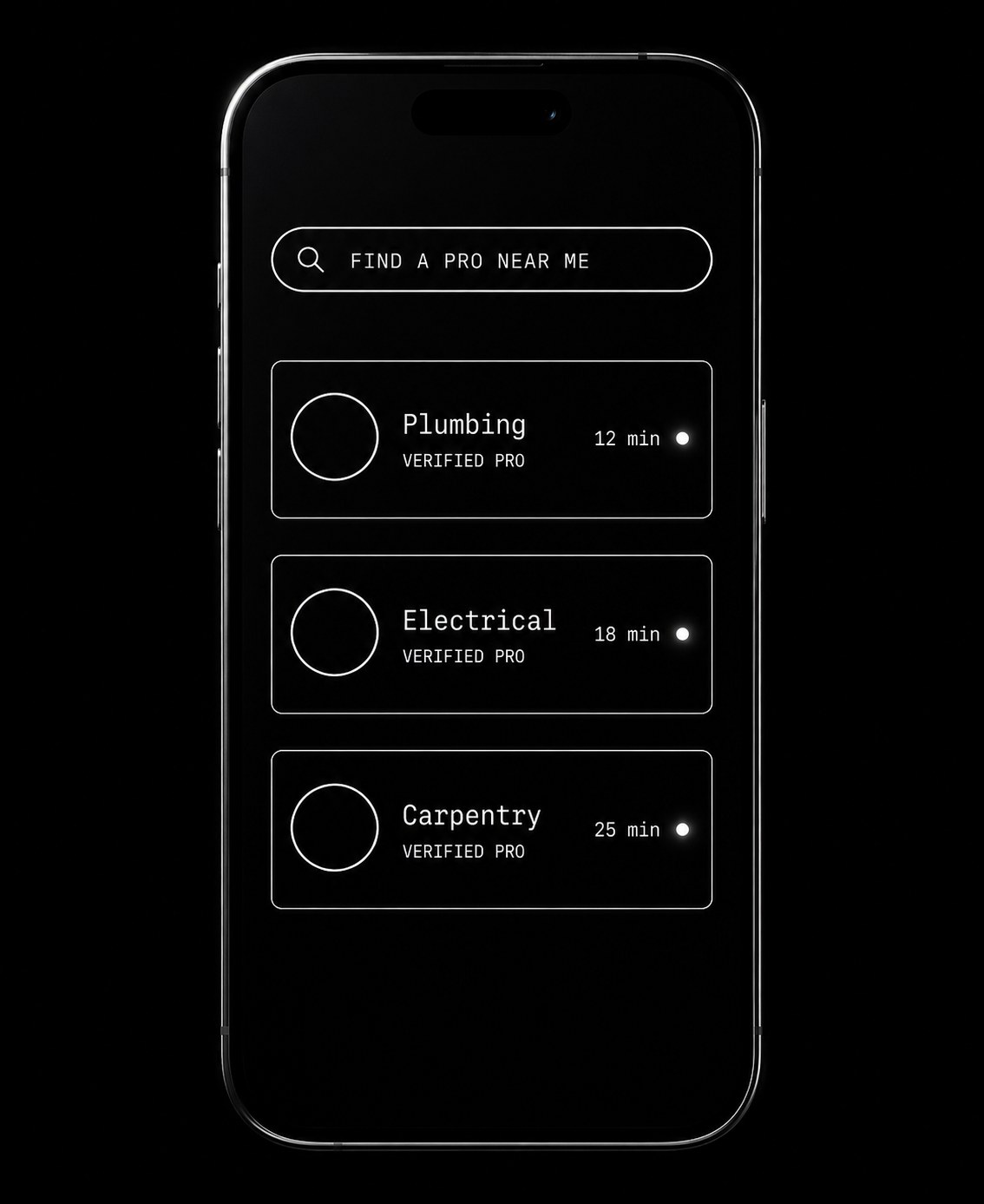 Fixhora service matching app
